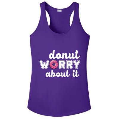 Donut Worry About It Ladies PosiCharge Competitor Racerback Tank