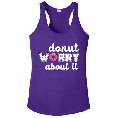 Donut Worry About It Ladies PosiCharge Competitor Racerback Tank