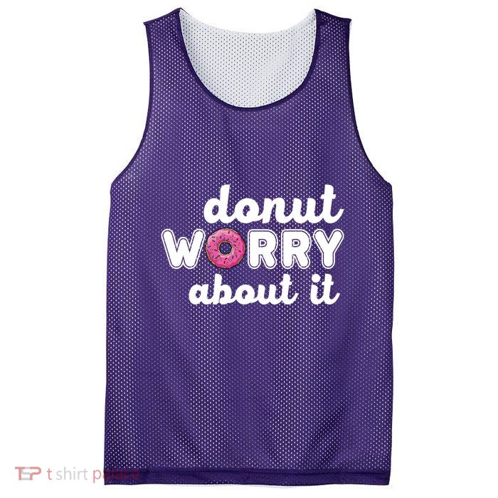 Donut Worry About It Mesh Reversible Basketball Jersey Tank