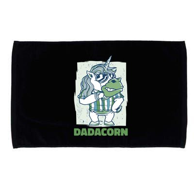 Dadacorn With A Unicorn For Father's Day Gift Microfiber Hand Towel