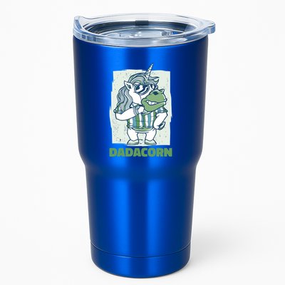 Dadacorn With A Unicorn For Father's Day Gift Tumbler
