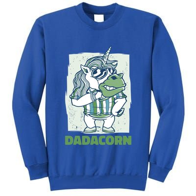 Dadacorn With A Unicorn For Father's Day Gift Tall Sweatshirt