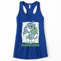 Dadacorn With A Unicorn For Father's Day Gift Womens Tank Top