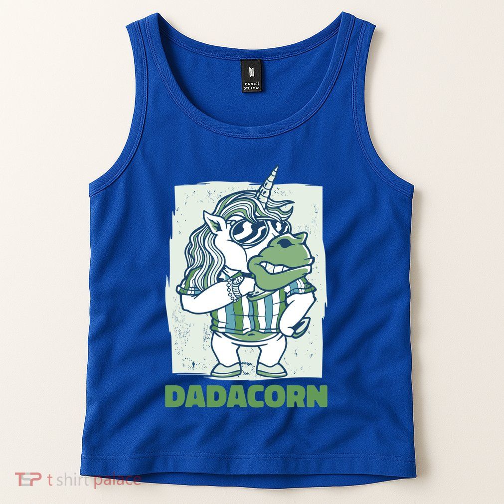 Dadacorn With A Unicorn For Father's Day Gift Tank Top