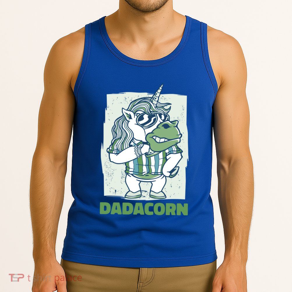 Dadacorn With A Unicorn For Father's Day Gift Tank Top