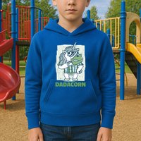 Dadacorn With A Unicorn For Father's Day Gift Kids Hoodie