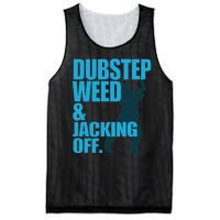 Dubstep Weed And Jacking Off Mesh Reversible Basketball Jersey Tank