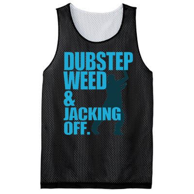 Dubstep Weed And Jacking Off Mesh Reversible Basketball Jersey Tank