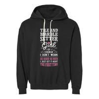 Dont Work As Hard As Tile And Marble Setter Garment-Dyed Fleece Hoodie