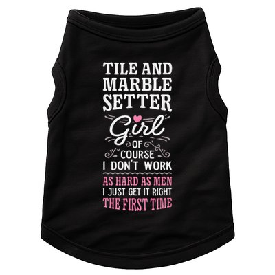 Dont Work As Hard As Tile And Marble Setter Doggie Tank