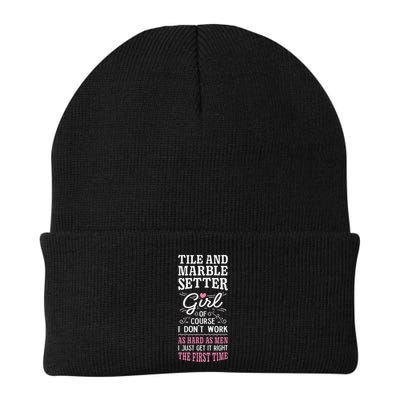 Dont Work As Hard As Tile And Marble Setter Beanie