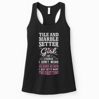 Dont Work As Hard As Tile And Marble Setter Womens Tank Top