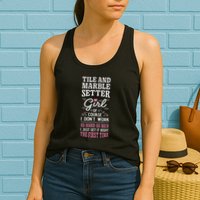 Dont Work As Hard As Tile And Marble Setter Womens Tank Top