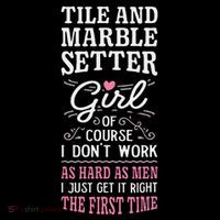 Dont Work As Hard As Tile And Marble Setter Kids T-Shirt