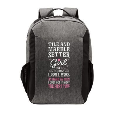 Dont Work As Hard As Tile And Marble Setter Vector Backpack