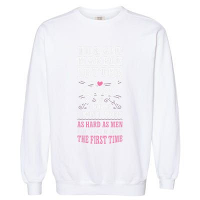 Dont Work As Hard As Tile And Marble Setter Garment-Dyed Sweatshirt