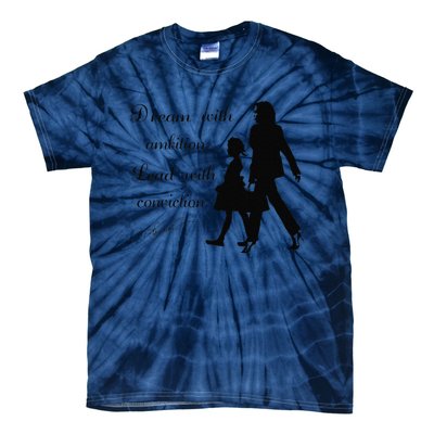 Dream With Ambition Lead With Conviction Kamala Harris 2024 Tie-Dye T-Shirt