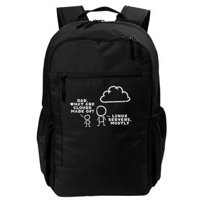 Dad What Are Clouds Made Of Linux Servers It Programmer Men Daily Commute Backpack