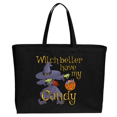 Dabbing Witch Better Have My Candy Gift Cotton Canvas Jumbo Tote