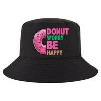 Donut Worry Be Happy Positive Quote Cool Comfort Performance Bucket Hat