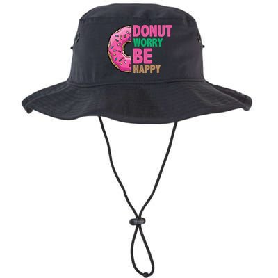 Donut Worry Be Happy Positive Quote Bucket Hat