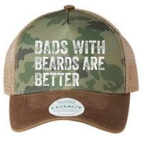 Dads With Beards Are Better FatherS Day Funny Dad Jokes Legacy Tie Dye Trucker Hat