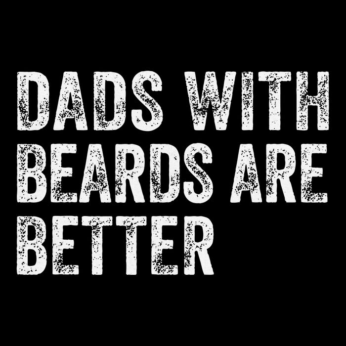 Dads With Beards Are Better FatherS Day Funny Dad Jokes Full-Length Apron With Pockets