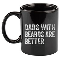 Dads With Beards Are Better FatherS Day Funny Dad Jokes 11oz C Handle Ceramic Mug