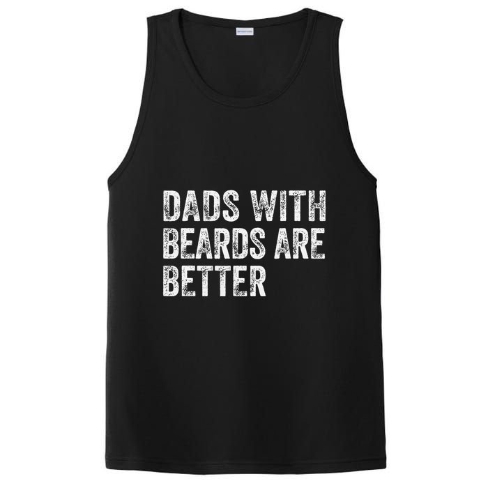 Dads With Beards Are Better FatherS Day Funny Dad Jokes PosiCharge Competitor Tank