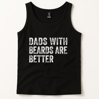 Dads With Beards Are Better FatherS Day Funny Dad Jokes Tank Top