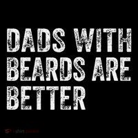 Dads With Beards Are Better FatherS Day Funny Dad Jokes Zip Tote Bag