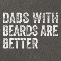 Dads With Beards Are Better FatherS Day Funny Dad Jokes Cotton Canvas Backpack
