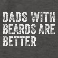 Dads With Beards Are Better FatherS Day Funny Dad Jokes Vector Backpack