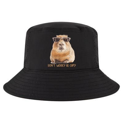 Dont Worry Be Capy Capybara Funny Capybara Lovers Cool Comfort Performance Bucket Hat