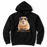 Dont Worry Be Capy Capybara Funny Capybara Lovers Hoodie