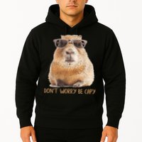 Dont Worry Be Capy Capybara Funny Capybara Lovers Hoodie