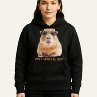 Dont Worry Be Capy Capybara Funny Capybara Lovers Hoodie