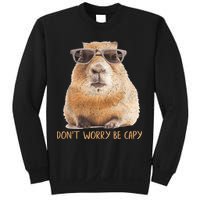 Dont Worry Be Capy Capybara Funny Capybara Lovers Sweatshirt