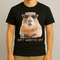 Dont Worry Be Capy Capybara Funny Capybara Lovers T-Shirt