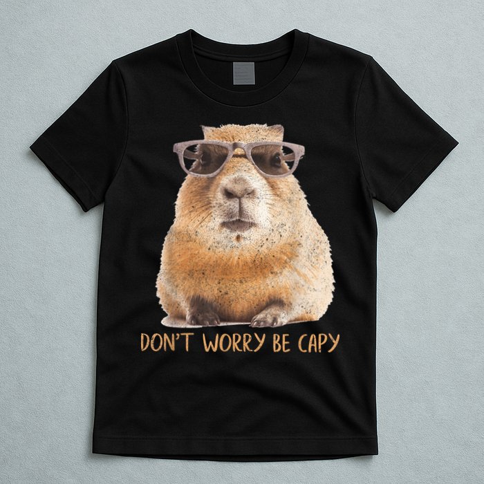 Dont Worry Be Capy Capybara Funny Capybara Lovers T-Shirt