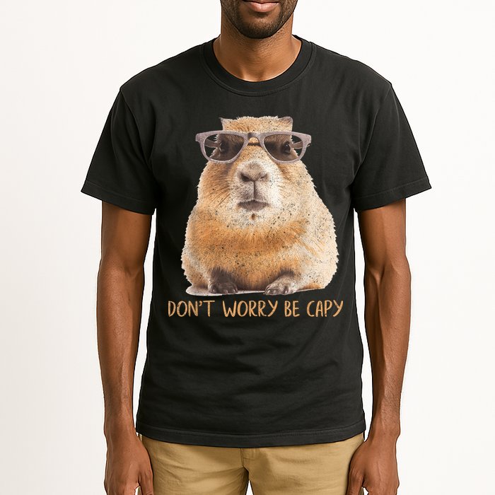 Dont Worry Be Capy Capybara Funny Capybara Lovers Tall T-Shirt