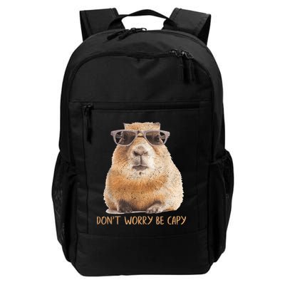 Dont Worry Be Capy Capybara Funny Capybara Lovers Backpack