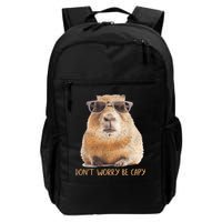 Dont Worry Be Capy Capybara Funny Capybara Lovers Backpack