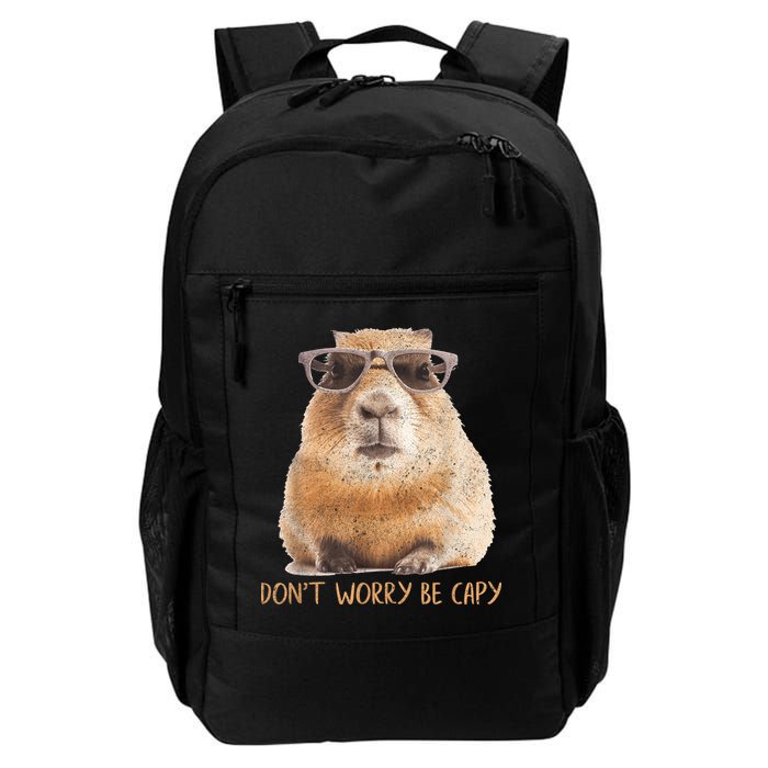 Dont Worry Be Capy Capybara Funny Capybara Lovers Backpack