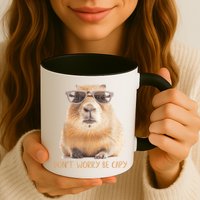 Dont Worry Be Capy Capybara Funny Capybara Lovers Mug