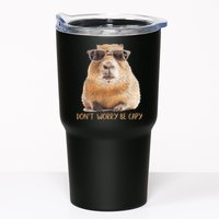 Dont Worry Be Capy Capybara Funny Capybara Lovers Tumbler