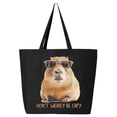 Dont Worry Be Capy Capybara Funny Capybara Lovers 25L Jumbo Tote