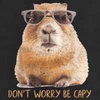 Dont Worry Be Capy Capybara Funny Capybara Lovers 25L Jumbo Tote