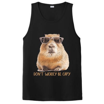 Dont Worry Be Capy Capybara Funny Capybara Lovers PosiCharge Competitor Tank