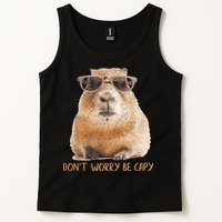 Dont Worry Be Capy Capybara Funny Capybara Lovers Tank Top